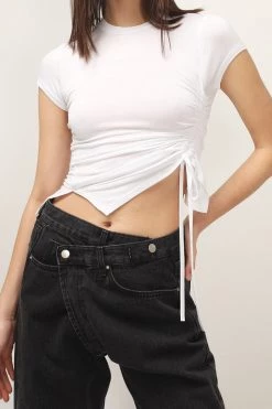 STORETS SALE CLOTHING Jimena Ruched T-shirt