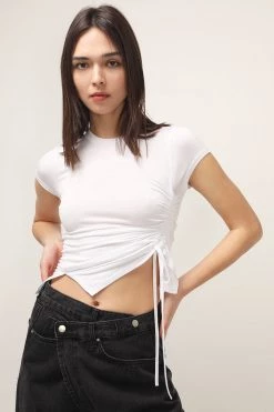 STORETS SALE CLOTHING Jimena Ruched T-shirt