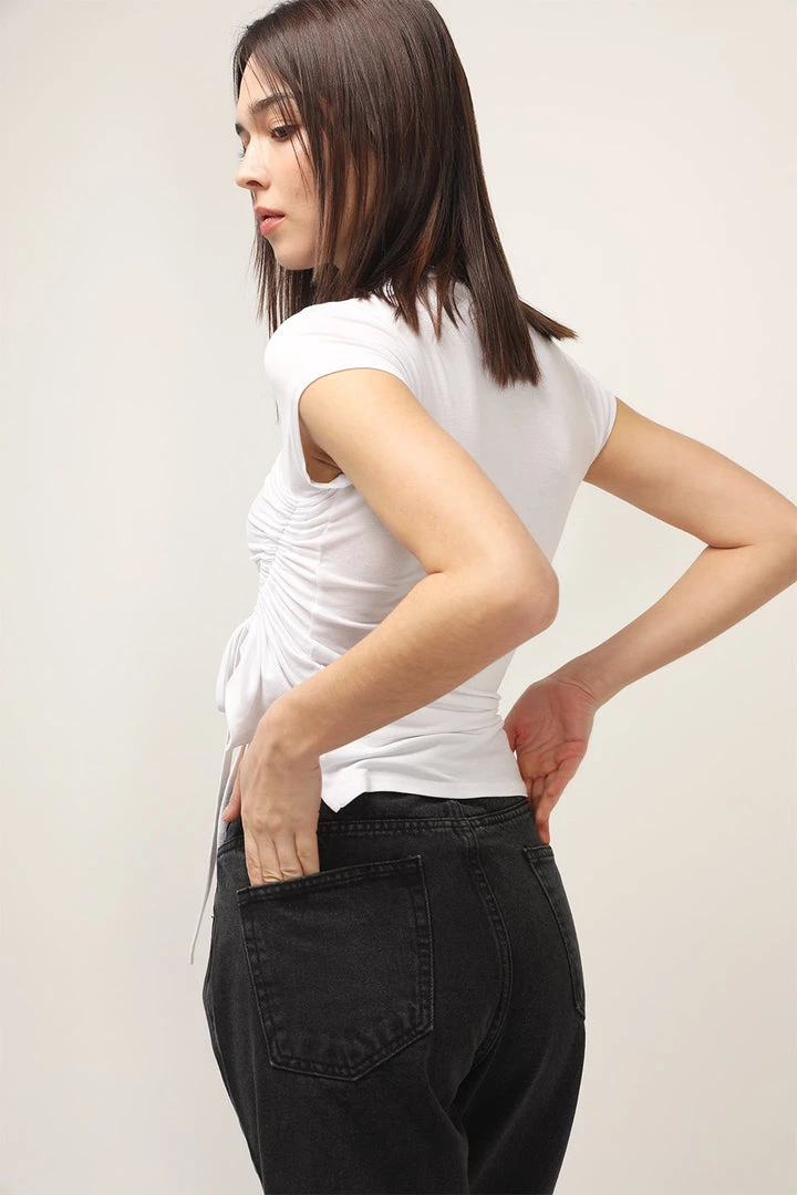 STORETS SALE CLOTHING Jimena Ruched T-shirt