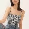 STORETS Sylvia Zebra Printed Cami Top CLOTHING