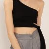 STORETS Paige Asymmetric Crop Top