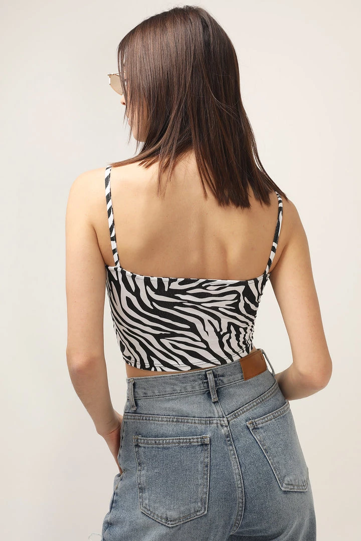 STORETS Sylvia Zebra Printed Cami Top CLOTHING
