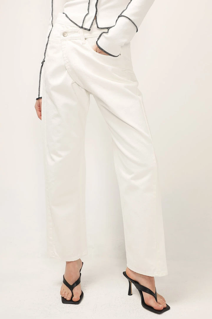 STORETS Joan Tie Collar Puff Blouse