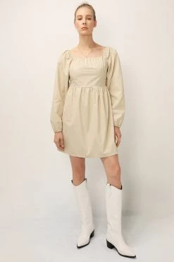 STORETS SALE CLOTHING Joy Coated Babydoll Dress