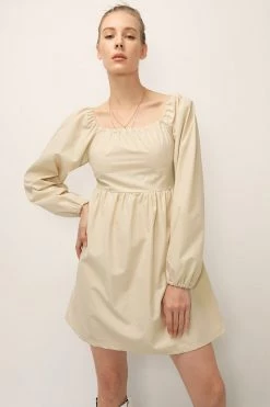 STORETS SALE CLOTHING Joy Coated Babydoll Dress