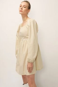 STORETS SALE CLOTHING Joy Coated Babydoll Dress