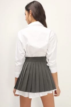 STORETS Bianca Shirt And Skirt Belt Set CLOTHING