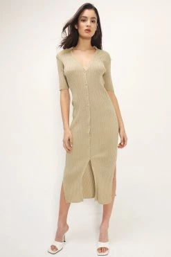 STORETS Anaya Maxi Ribbed Dress