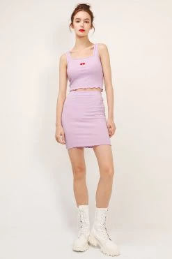STORETS Bella Cherry On Top And Skirt Set CLOTHING