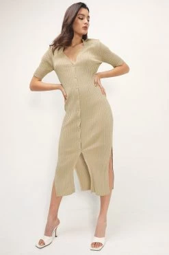 STORETS Anaya Maxi Ribbed Dress