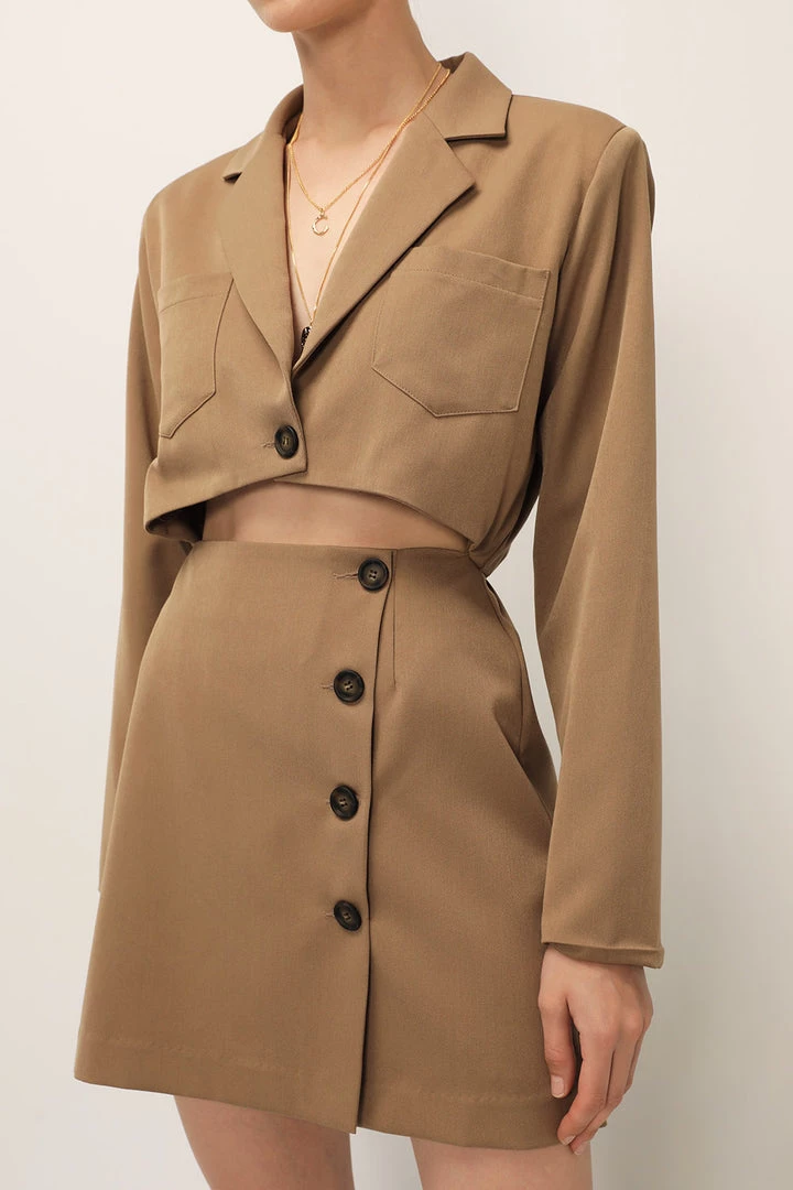 STORETS CLOTHING Cassidy Cutout Jacket Dress