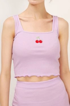 STORETS Bella Cherry On Top And Skirt Set CLOTHING