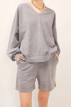 STORETS Brielle Drawstring Sweat Shorts CLOTHING