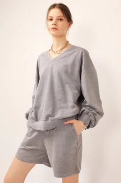 STORETS Brielle Drawstring Sweat Shorts CLOTHING