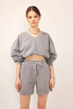 STORETS Brielle Drawstring Sweat Shorts CLOTHING