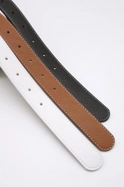 STORETS ACCESSORIES Stitch Pleather Belt