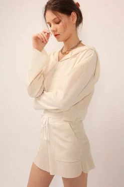 STORETS SALE Lucy Waffle Hoodie 2-Piece Set