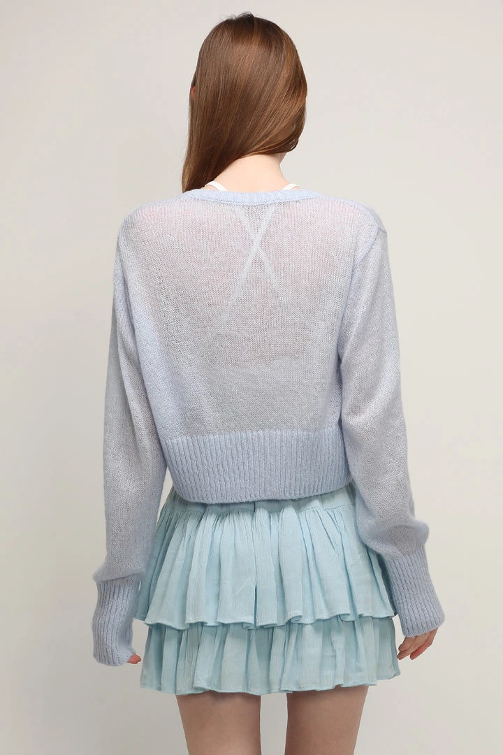 STORETS CLOTHING Olivia Sheer Knitted Cardigan