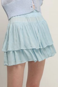 STORETS Melody Pleated Ruffle Skort CLOTHING