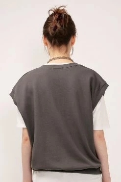 STORETS Kylie Oversized Sweat Vest CLOTHING