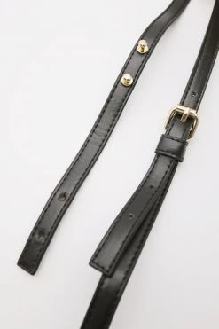 STORETS ACCESSORIES Bamboo Half Circle Bag