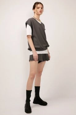 STORETS Kylie Oversized Sweat Vest CLOTHING