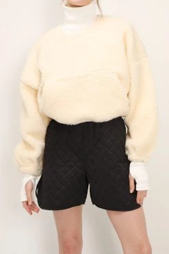 STORETS CLOTHING Hailey Pocket Borg Top