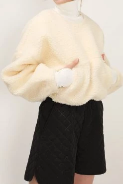 STORETS CLOTHING Hailey Pocket Borg Top