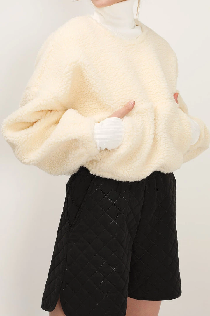 STORETS CLOTHING Hailey Pocket Borg Top