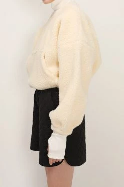 STORETS CLOTHING Hailey Pocket Borg Top