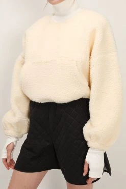 STORETS CLOTHING Hailey Pocket Borg Top