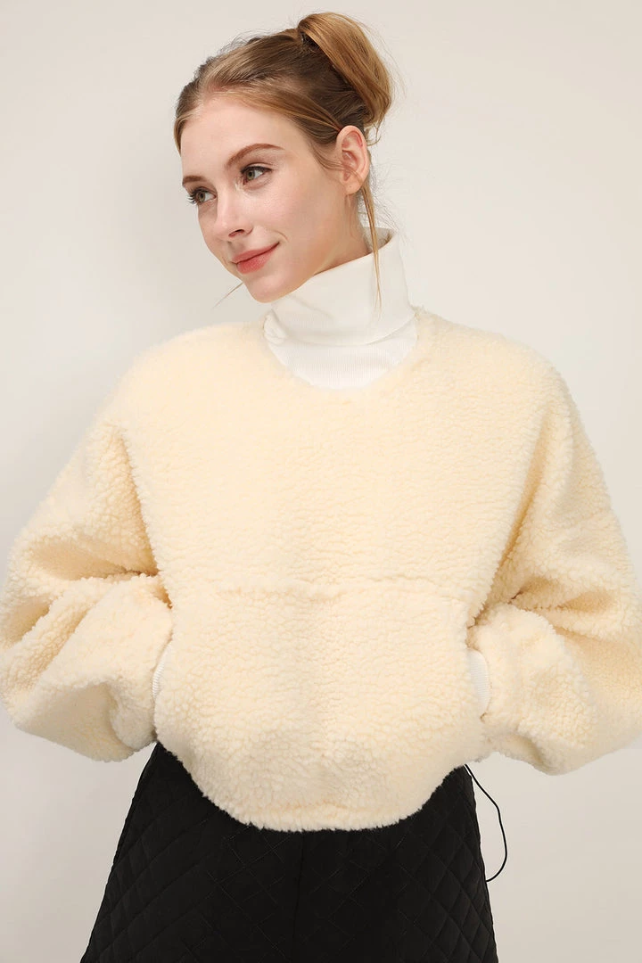 STORETS CLOTHING Hailey Pocket Borg Top