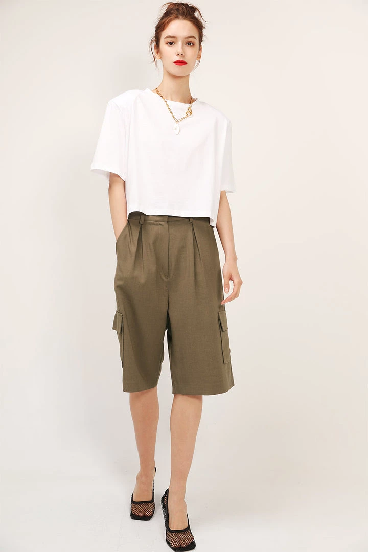 STORETS CLOTHING Kendall Cargo Bermuda Shorts