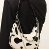 STORETS ACCESSORIES Cow Printed Hobo Bag