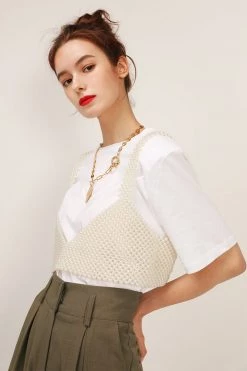 STORETS CLOTHING Ariel Pearl Bustier