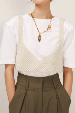 STORETS CLOTHING Ariel Pearl Bustier