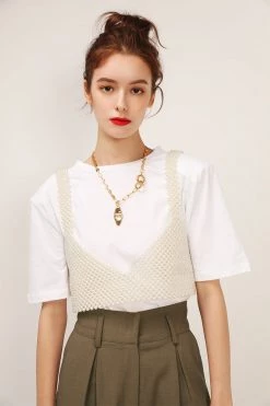 STORETS CLOTHING Ariel Pearl Bustier