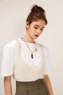 STORETS CLOTHING Ariel Pearl Bustier