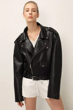 STORETS Emma Pleather Rider Jacket BEST-SELLERS