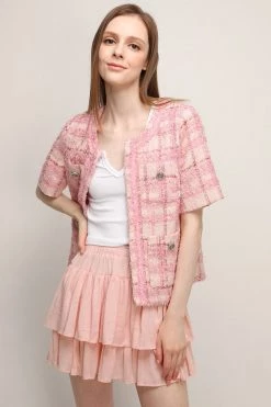 STORETS CLOTHING Melody Pleated Ruffle Skort