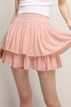 STORETS Melody Pleated Ruffle Skort CLOTHING