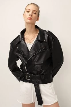 STORETS Emma Pleather Rider Jacket BEST-SELLERS