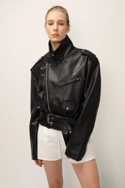 STORETS Emma Pleather Rider Jacket BEST-SELLERS