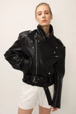 STORETS BEST-SELLERS Emma Pleather Rider Jacket