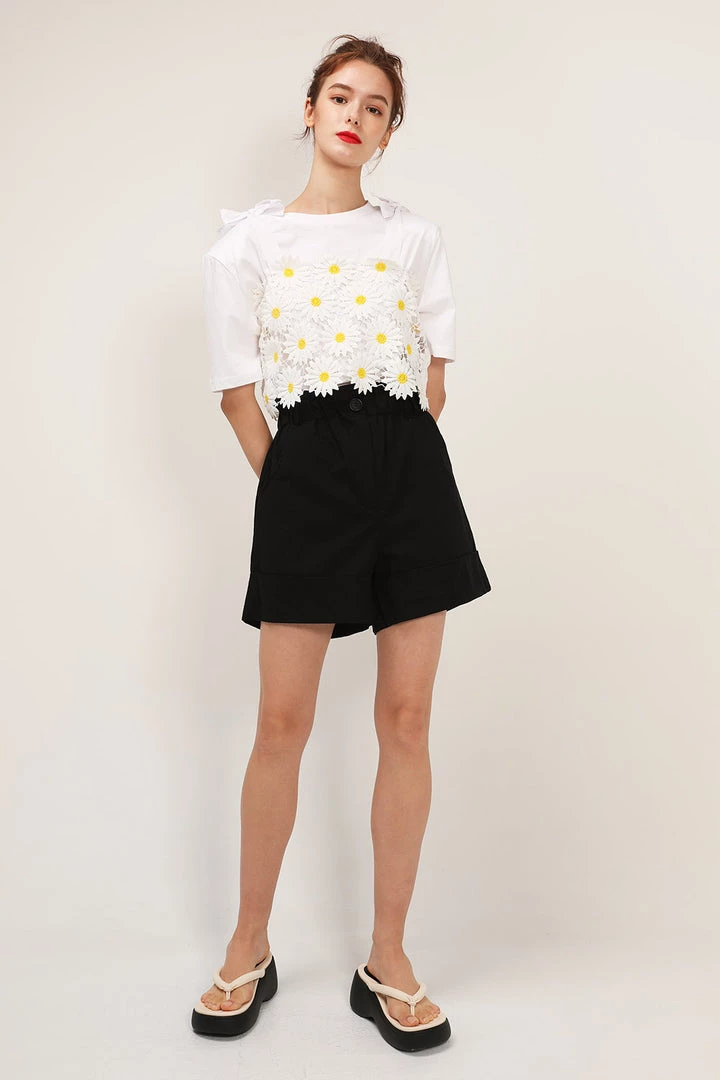 STORETS CLOTHING Mia Daisy Lace Crochet Top