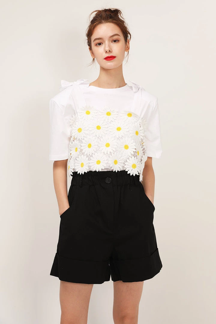 STORETS CLOTHING Mia Daisy Lace Crochet Top