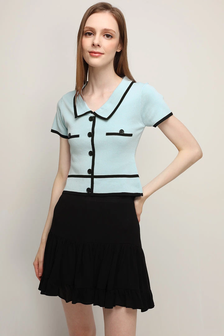 STORETS Jade Ruffle Hem Skort CLOTHING