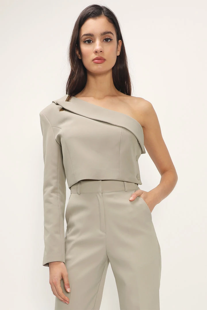 STORETS Danielle One Shoulder Jacket CLOTHING