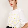 STORETS CLOTHING Mia Daisy Lace Crochet Top