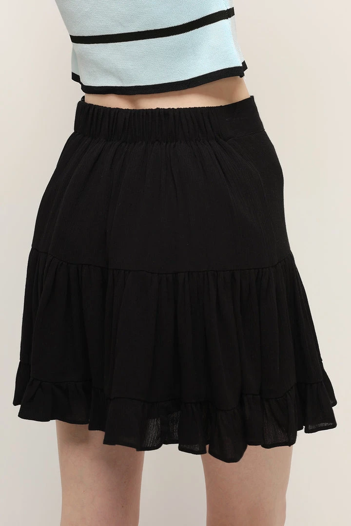 STORETS Jade Ruffle Hem Skort CLOTHING